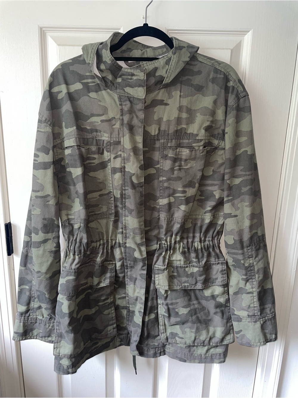 Universal Thread Women’s Camouflage Utility Jacket - Olive Camo